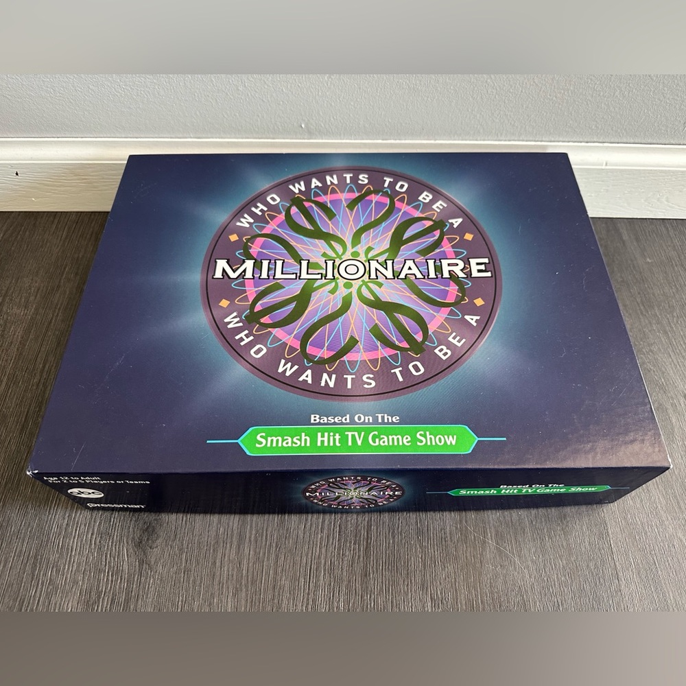 Who wants to be a millionaire board game - only used once, like new condition